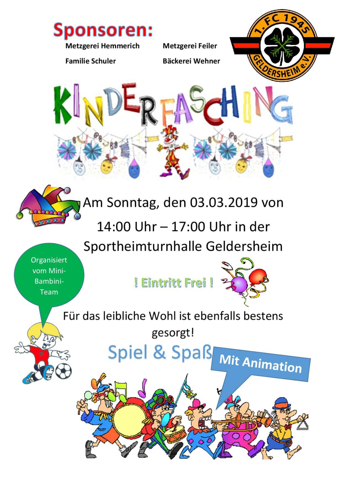 Kinderfasching 2019